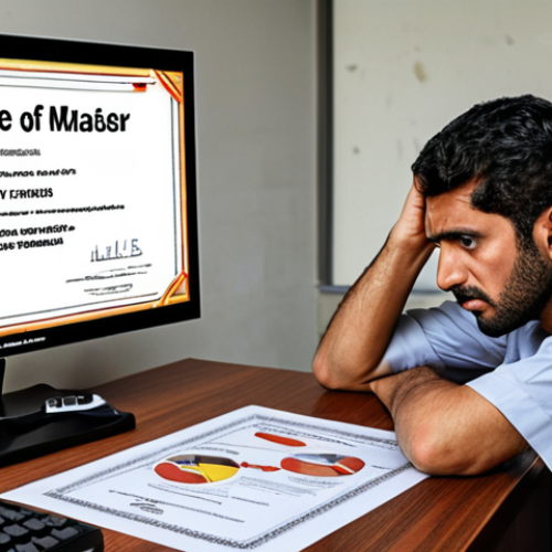 Home 9 The Frustration of False Promises**
A frustrated Middle Eastern individual, appearing as an aspiring safety engineer or professional, sits overwhelmed at a desk. Surrounding them are numerous digital screens and physical brochures, some displaying flashy, generic course advertisements with bright but superficial graphics. Others show broken links, outdated content, or reveal empty promises, symbolized by faded colors or tangled lines. The individual holds a seemingly impressive certificate that feels flimsy and insubstantial, representing wasted time and money. In the background, a blurred but demanding construction site subtly hints at the real-world challenges they yearn to be genuinely prepared for. The overall mood is one of disappointment and a desperate search for authentic, deep knowledge amidst a sea of deceptive options. The color palette is modern, with desaturated tones for the misleading elements, highlighting the individual's earnest desire for genuine learning.
**