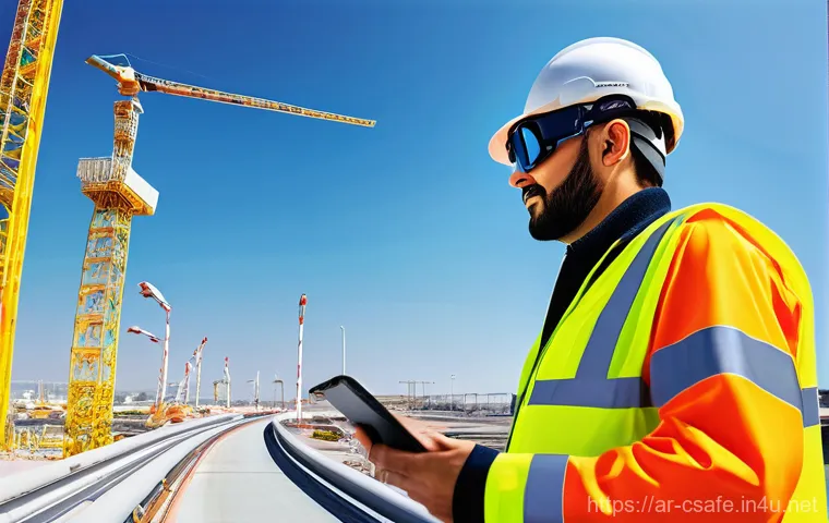 건설안전기사와 관련된 공기업 취업 정보 - **Prompt:** A diverse group of professional safety engineers and construction managers (including bo...